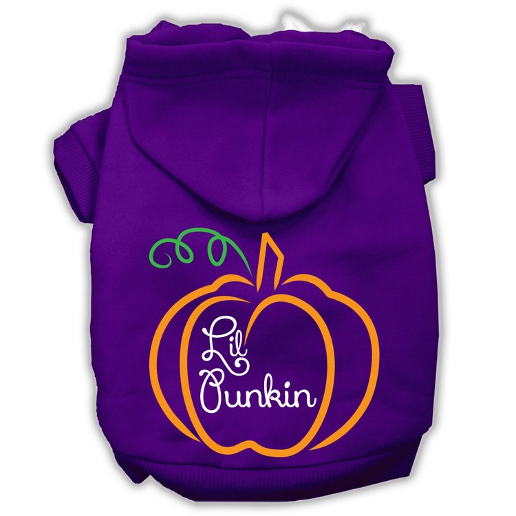 Lil Punkin Screenprint Hoodie Purple XS